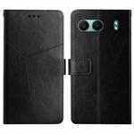 For OnePlus Nord 4 5G Y-shaped Pattern Flip Leather Phone Case(Black)