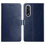 For OnePlus Nord 5 5G / Ace 5 Ultra Y-shaped Pattern Flip Leather Phone Case(Blue)