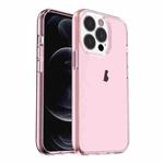 For iPhone 15 Pro Max Shockproof Terminator Transparent Phone Case(Pink)