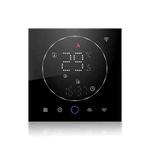BHT-008GBL 95-240V AC 16A Smart Home Electric Heating LED Thermostat Without WiFi(Black)