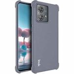 For Motorola Edge 40 Neo imak Shockproof Airbag TPU Phone Case(Matte Grey)