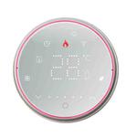 BHT-6001GBLW 95-240V AC 16A Smart Round Thermostat Electric Heating LED Thermostat With WiFi(White)