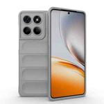 For Motorola Edge 60 Fusion 5G Global Magic Shield TPU + Flannel Phone Case(Grey)