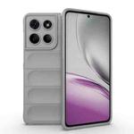 For Motorola Edge 60 Stylus 5G Global Magic Shield TPU + Flannel Phone Case(Grey)