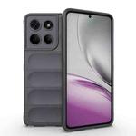 For Motorola Edge 60 Stylus 5G Global Magic Shield TPU + Flannel Phone Case(Dark Grey)