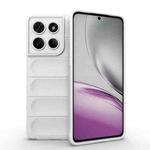 For Motorola Edge 60 Stylus 5G Global Magic Shield TPU + Flannel Phone Case(White)