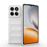 For Motorola Edge 60 Pro 5G Magic Shield TPU + Flannel Phone Case(White)
