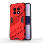 For Realme 13 Pro 5G Global Punk Armor 2 in 1 PC + TPU Phone Case with Holder(Red)