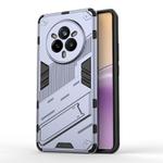 For Realme 14 Pro 5G Global Punk Armor 2 in 1 PC + TPU Phone Case with Holder(Grey)