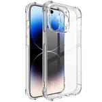 For iPhone 15 Pro imak Shockproof Airbag TPU Phone Case(Transparent)