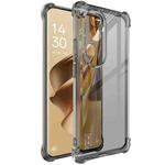 For OPPO Reno10 5G imak Shockproof Airbag TPU Phone Case(Transparent Black)