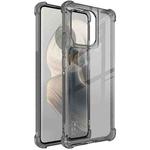 For Motorola Edge 50 Pro imak Shockproof Airbag TPU Phone Case(Transparent Black)