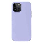For iPhone 15 Pro Max Liquid Silicone Phone Case(Purple)