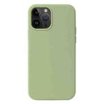 For iPhone 15 Pro Liquid Silicone Phone Case(Matcha Green)