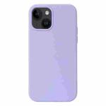 For iPhone 15 Liquid Silicone Phone Case(Purple)