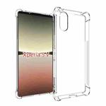 For Sony Xperia 5 V Shockproof Non-slip Thickening TPU Phone Case(Transparent)