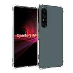For Sony Xperia 1 IV Shockproof Non-slip Thickening TPU Phone Case(Transparent)