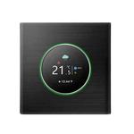 BHT-7000-GBLZB 95-240V AC 16A Smart Knob Thermostat Electric Heating Controller with Zigbee & WiFi(Black)