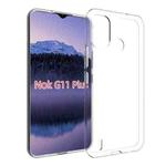 For Nokia G11 Plus Waterproof Texture TPU Phone Case(Transparent)