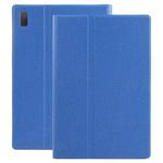 For BDF P30 WMC0810 / WMC0627 Cloth Texture Leather Tablet Case with Holder(Blue)