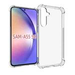 For Samsung Galaxy A55 5G Shockproof Non-slip Thickening TPU Phone Case(Transparent)