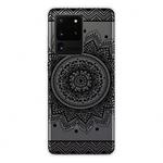 For Samsung Galaxy S20 Ultra Coloured Drawing Pattern Highly Transparent TPU Protective Case(Mandala)