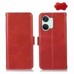 For OnePlus Nord 3 / Ace 2V Magnetic Crazy Horse Texture Genuine Leather RFID Phone Case(Red)