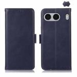 For OnePlus Nord 4 Magnetic Crazy Horse Texture Genuine Leather RFID Phone Case(Blue)