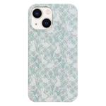 For iPhone 14 Painted Pattern PC Phone Case(Tulip Bunny)