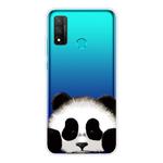 For Huawei P Smart 2020 Coloured Drawing Pattern Highly Transparent TPU Protective Case(Panda)