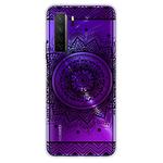 For Huawei P40 Lite 5G Coloured Drawing Pattern Highly Transparent TPU Protective Case(Mandala)