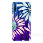 For Huawei Honor 20 Lite Coloured Drawing Pattern Highly Transparent TPU Protective Case(Flower)