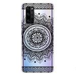 For Huawei Honor 30S Coloured Drawing Pattern Highly Transparent TPU Protective Case(Mandala)