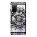 For Huawei Honor X10 Coloured Drawing Pattern Highly Transparent TPU Protective Case(Mandala)