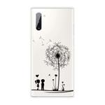 For Samsung Galaxy Note 10 Coloured Drawing Pattern Highly Transparent TPU Protective Case(Dandelion)