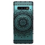 For Samsung Galaxy S10+ Coloured Drawing Pattern Highly Transparent TPU Protective Case(Mandala)