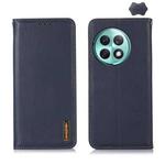For OnePlus Ace 2 Pro KHAZNEH Nappa Top Layer Cowhide Leather Phone Case(Blue)