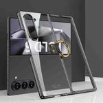 For Samsung Galaxy Z Fold6 GKK Electroplating Phone Case with Ring(Black)