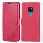 For Huawei Mate 20 / 20X AZNS Sheepskin Texture Horizontal Flip Leather Case with Holder & Card Slots & Wallet(Red)