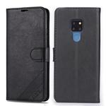 For Huawei Mate 20 / 20X AZNS Sheepskin Texture Horizontal Flip Leather Case with Holder & Card Slots & Wallet(Black)