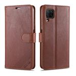 For Huawei Nova 6 SE AZNS Sheepskin Texture Horizontal Flip Leather Case with Holder & Card Slots & Wallet(Brown)