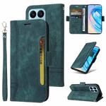 For Honor X8a 4G BETOPNICE Dual-side Buckle Leather Phone Case(Green)