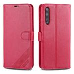 For Huawei Enjoy 10s / Honor 20 Lite AZNS Sheepskin Texture Horizontal Flip Leather Case with Holder & Card Slots & Wallet(Red)