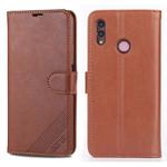 For Huawei Honor 10 Lite AZNS Sheepskin Texture Horizontal Flip Leather Case with Holder & Card Slots & Wallet(Brown)