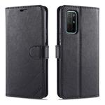 For Huawei Honor 30S AZNS Sheepskin Texture Horizontal Flip Leather Case with Holder & Card Slots & Wallet(Black)
