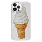 For iPhone 13 Pro Painted Pattern PC Phone Case(Ice Cream)