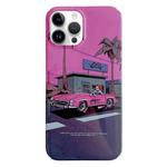 For iPhone 12 Pro Painted Pattern PC Phone Case(Sweet Cool Girl)