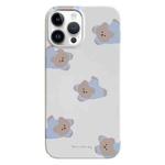 For iPhone 12 Pro Max Painted Pattern PC Phone Case(Papa Bear)