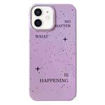 For iPhone 11 Painted Pattern PC Phone Case(Splashing Ink)
