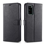 For Huawei Honor V30 AZNS Sheepskin Texture Horizontal Flip Leather Case with Holder & Card Slots & Wallet(Black)